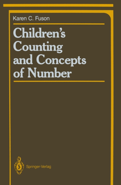 Children's Counting and Concepts of Number, PDF eBook