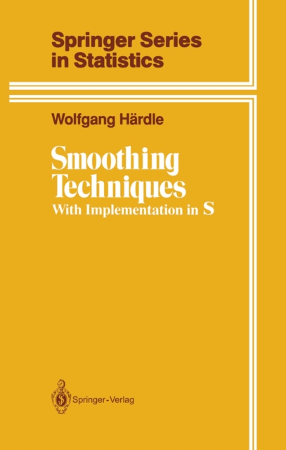 Smoothing Techniques : With Implementation in S, PDF eBook