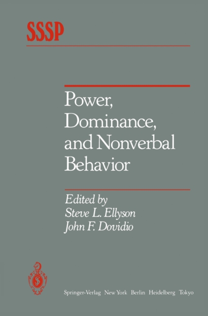 Power, Dominance, and Nonverbal Behavior, PDF eBook