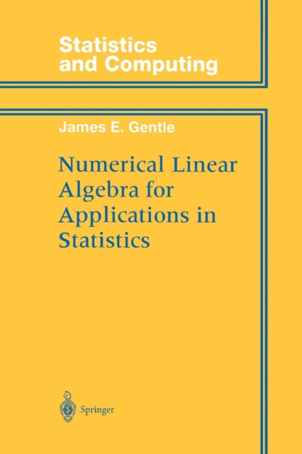 Numerical Linear Algebra for Applications in Statistics, Paperback / softback Book