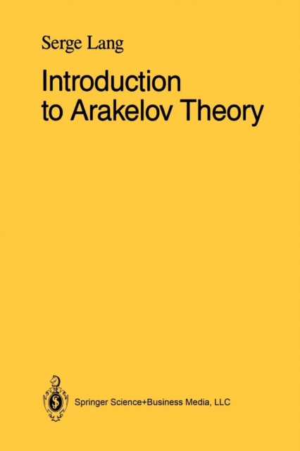Introduction to Arakelov Theory, Paperback / softback Book