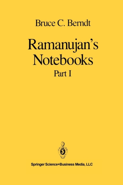 Ramanujan’s Notebooks : Part I, Paperback / softback Book
