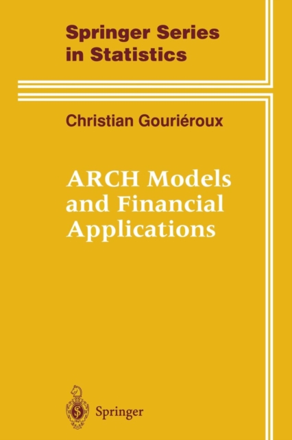 ARCH Models and Financial Applications, Paperback / softback Book