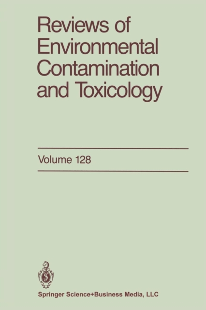 Reviews of Environmental Contamination and Toxicology, Paperback / softback Book