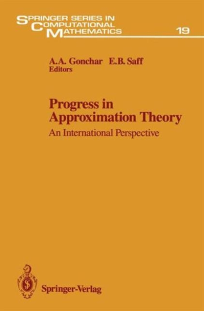 Progress in Approximation Theory : An International Perspective, Paperback / softback Book