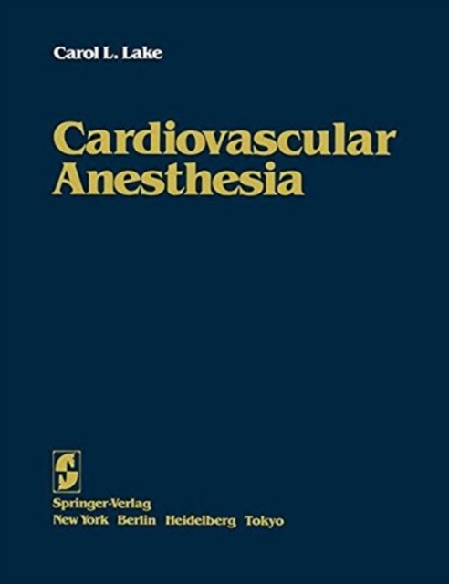 Cardiovascular Anesthesia, Paperback / softback Book