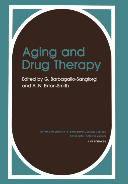 Aging and Drug Therapy, Paperback / softback Book