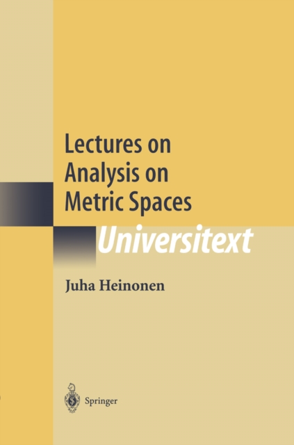 Lectures on Analysis on Metric Spaces, PDF eBook