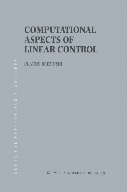 Computational Aspects of Linear Control, PDF eBook