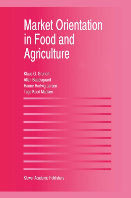 Market Orientation in Food and Agriculture, PDF eBook