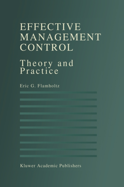 Effective Management Control : Theory and Practice, PDF eBook