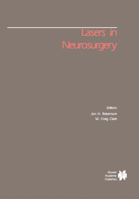 Lasers in Neurosurgery, PDF eBook