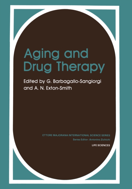 Aging and Drug Therapy, PDF eBook