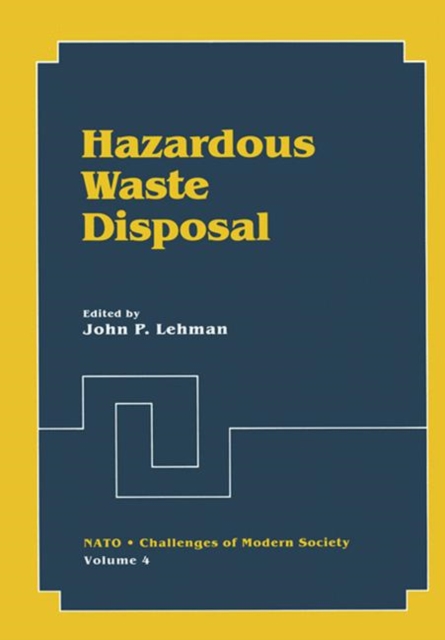 Hazardous Waste Disposal, Paperback / softback Book
