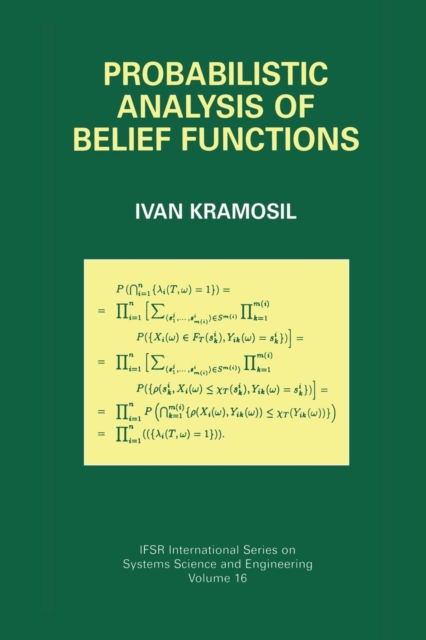 Probabilistic Analysis of Belief Functions, Paperback / softback Book
