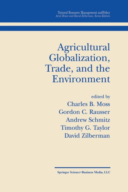 Agricultural Globalization Trade and the Environment, Paperback / softback Book