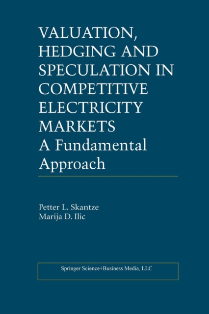 Valuation, Hedging and Speculation in Competitive Electricity Markets : A Fundamental Approach, Paperback / softback Book
