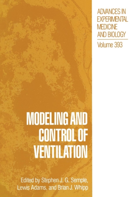 Modeling and Control of Ventilation, Paperback / softback Book