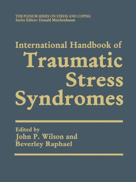 International Handbook of Traumatic Stress Syndromes, Paperback / softback Book