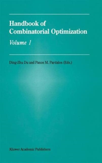 Handbook of Combinatorial Optimization, Paperback / softback Book