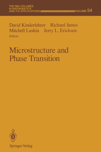 Microstructure and Phase Transition, Paperback / softback Book