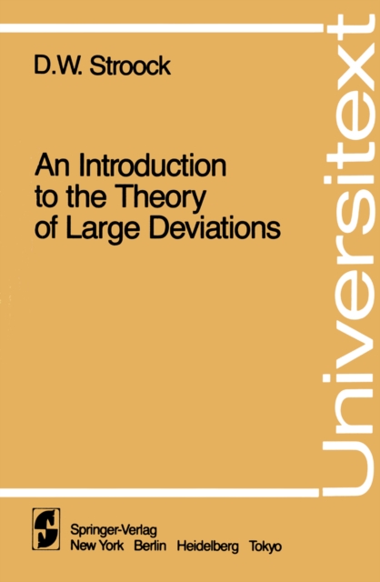 An Introduction to the Theory of Large Deviations, PDF eBook
