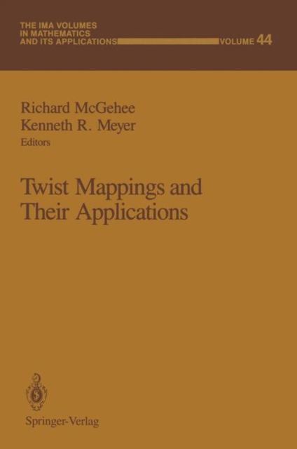 Twist Mappings and Their Applications, Paperback / softback Book