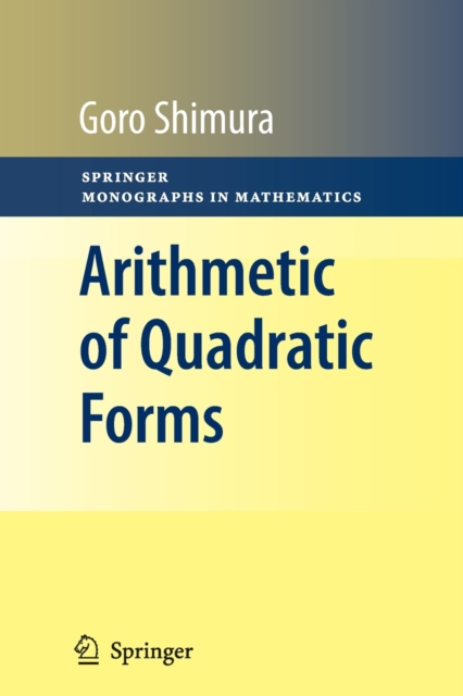 Arithmetic of Quadratic Forms, Paperback / softback Book