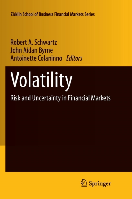 Volatility : Risk and Uncertainty in Financial Markets, Paperback / softback Book