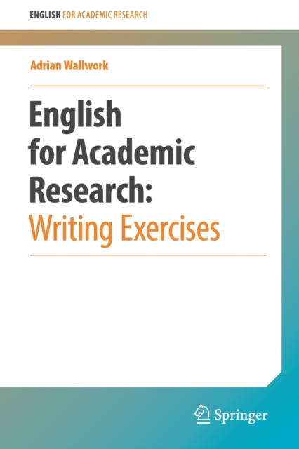 English for Academic Research: Writing Exercises, Paperback / softback Book