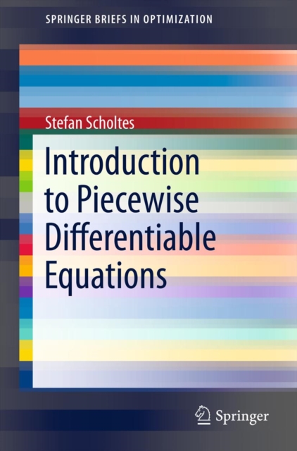 Introduction to Piecewise Differentiable Equations, PDF eBook