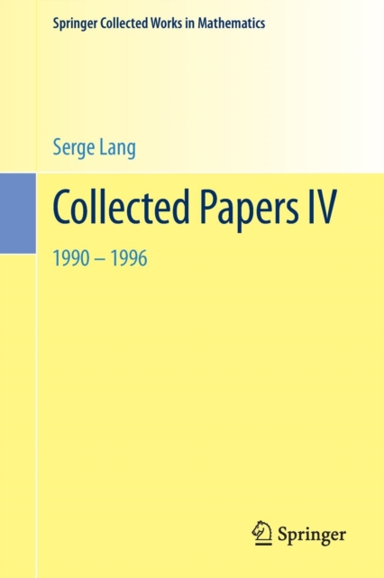 Collected Papers : IV, Paperback / softback Book