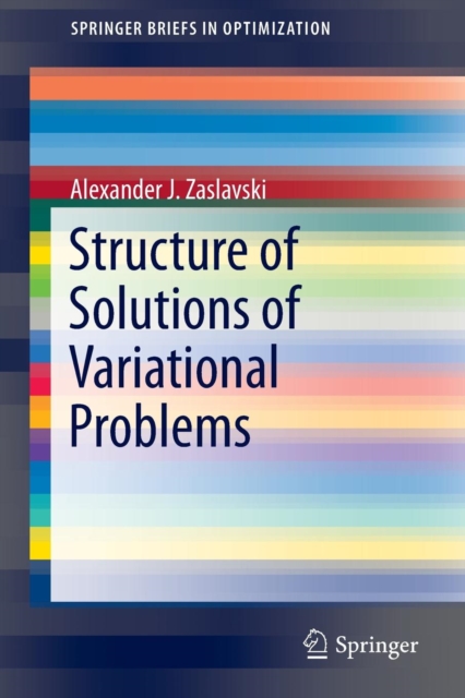 Structure of Solutions of Variational Problems, Paperback / softback Book