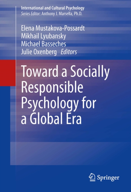 Toward a Socially Responsible Psychology for a Global Era, PDF eBook