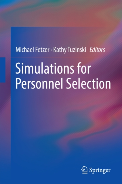 Simulations for Personnel Selection, Hardback Book