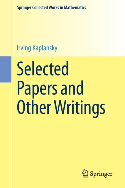 Selected Papers and Other Writings, Paperback / softback Book