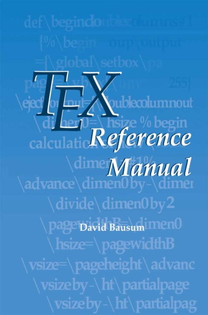 TeX Reference Manual, PDF eBook