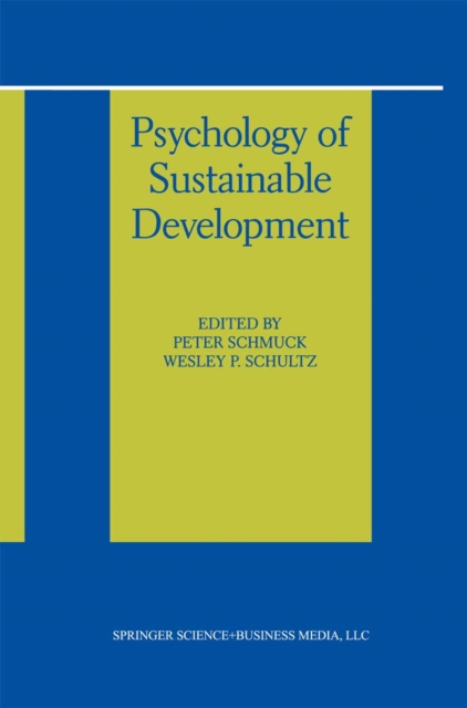 Psychology of Sustainable Development, PDF eBook