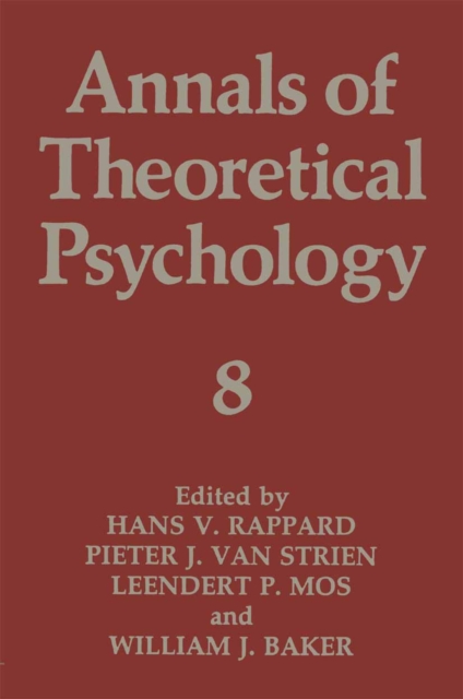 Annals of Theoretical Psychology, PDF eBook