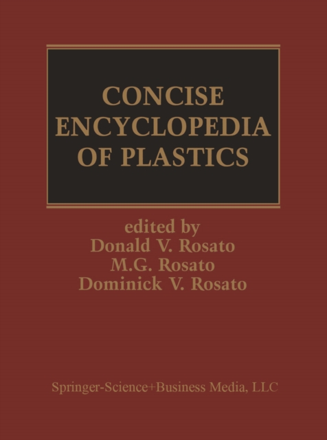 Concise Encyclopedia of Plastics, PDF eBook