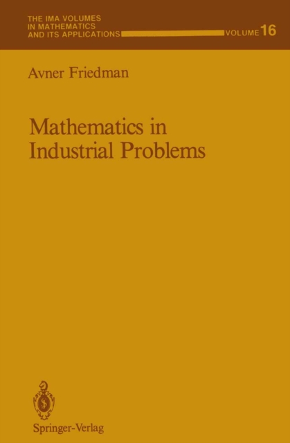 Mathematics in Industrial Problems : Part 1, PDF eBook
