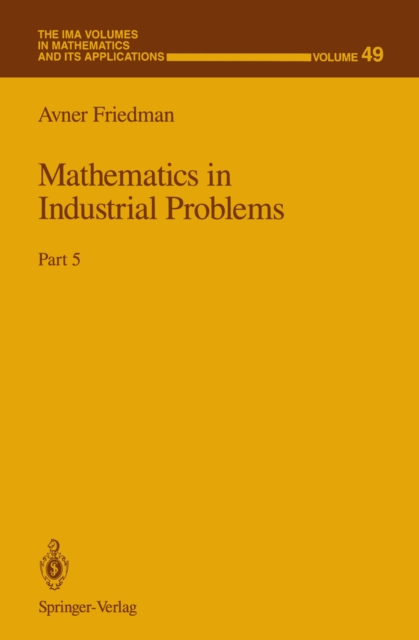 Mathematics in Industrial Problems : Part 5, PDF eBook