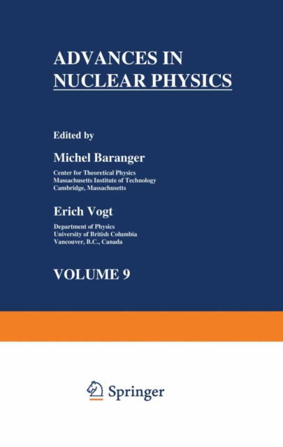 Advances in Nuclear Physics : Volume 9, PDF eBook
