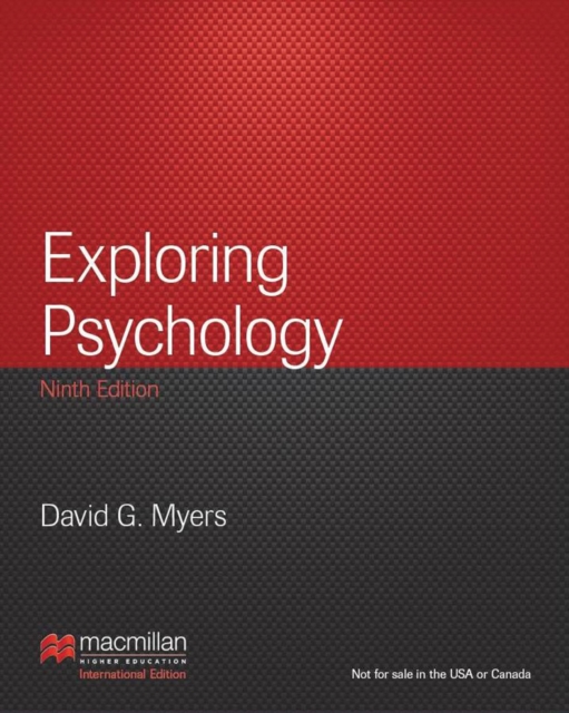 Exploring Psychology, Paperback / softback Book