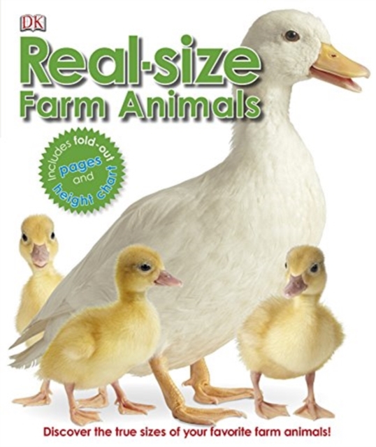 REALSIZE FARM ANIMALS, Hardback Book