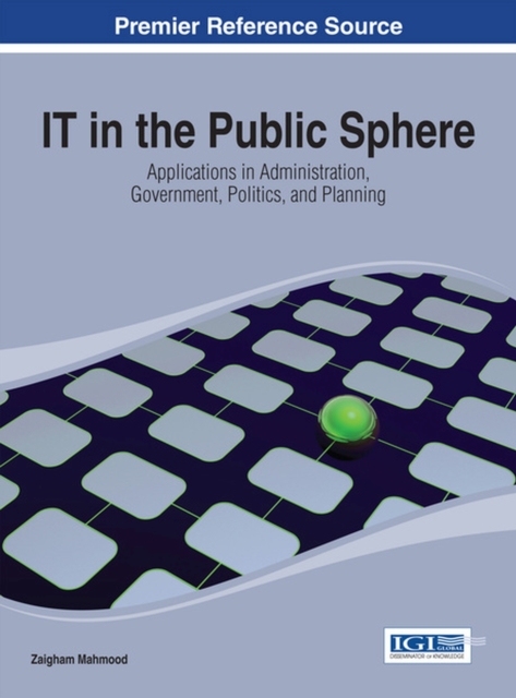 IT in the Public Sphere : Applications in Administration, Government, Politics, and Planning, Hardback Book