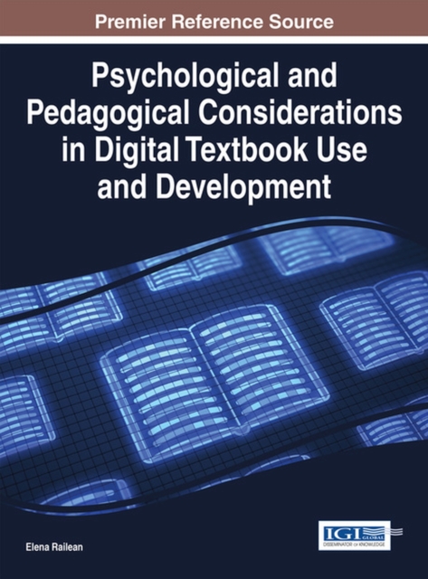 Psychological and Pedagogical Considerations in Digital Textbook Use and Development, Hardback Book