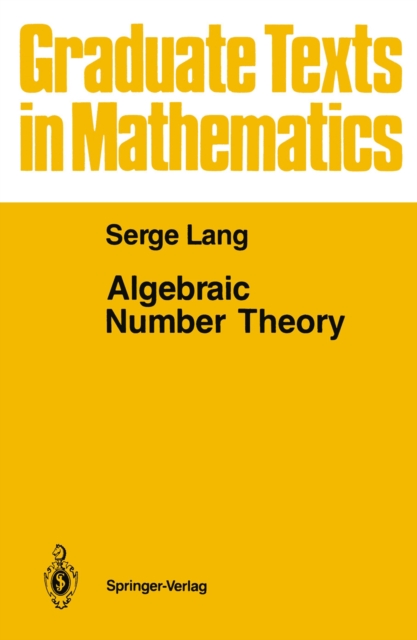 Algebraic Number Theory, PDF eBook