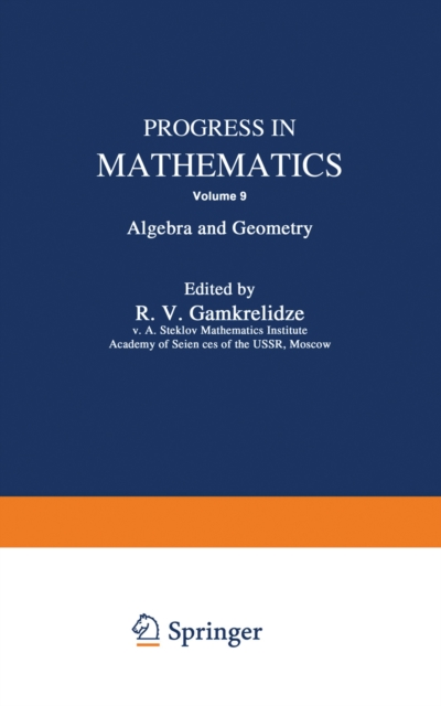 Progress in Mathematics : Algebra and Geometry, PDF eBook