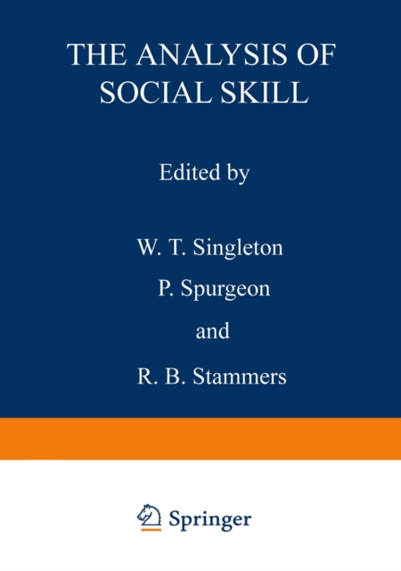 The Analysis of Social Skill, PDF eBook